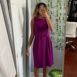 Purple Business Dress